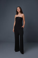 Load image into Gallery viewer, Strapless Double Belted Jumpsuit