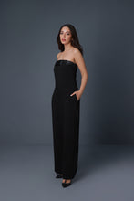 Load image into Gallery viewer, Strapless Double Belted Jumpsuit