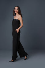 Load image into Gallery viewer, Strapless Double Belted Jumpsuit